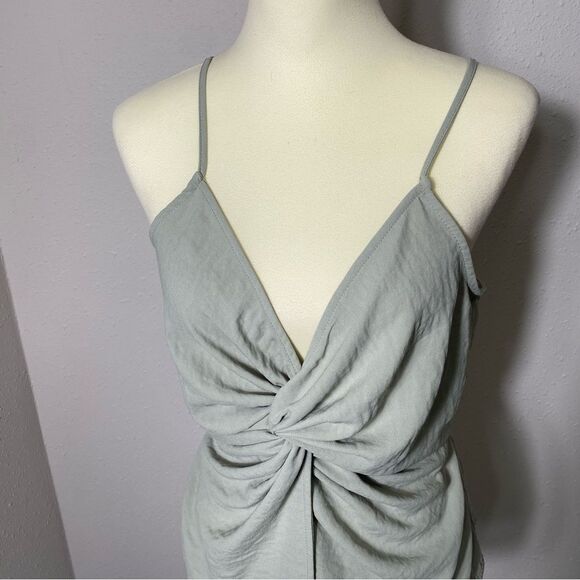 Flawless Sage Green Aurelia Tie Front Cami Women's Size Medium - Picture 5 of 14